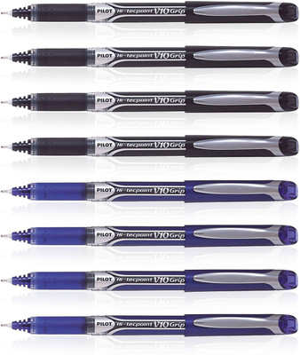 

Pilot Hi-Tecpoint V10 Grip Roller Ball Pen(Pack of 8)