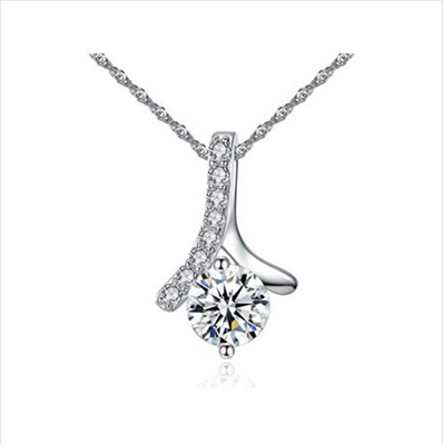 71% OFF on MYKI Solitaire Fashionable Pendant Necklace for Girls