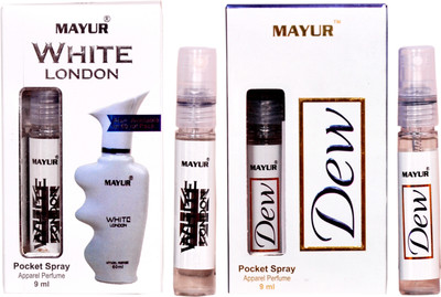 

Mayur Fancy Fragrance Pocket Perfume Combo (2Pcs of 9ml) Eau de Parfum - 18 ml(For Men & Women)