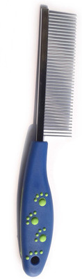 

Pet Needs Pet Comb Stainless Steel Pin Dog Grooming Brush With Soft Grip Handle Rakes for Dog