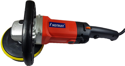 

Inditrust 1200W Car polisher with variable speed and 1 velcro pad Vehicle Polisher(7 inch)
