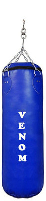 

Venom 7.0 Feet Long, PU Material, Blue Color, Unfilled with Hanging Chain Hanging Bag(7.0, 84 kg)