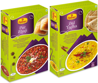 

Haldiram's Pav Bhaji and Dal Tadka (Combo Pack) 600 g