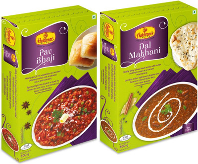 

Haldiram's Pav Bhaji and Dal Makhani (Combo Pack) 600 g