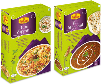 

Haldiram's Dum Biryani and Dal Makhani (Combo Pack) 500 g