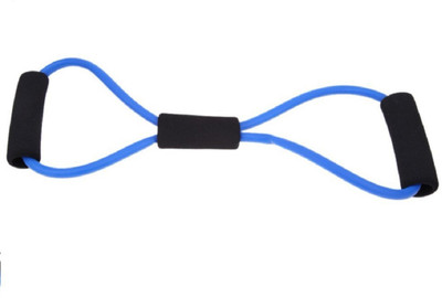 

Osilor Premium Latex Fitness S14 Resistance Tube(Blue, Black), Black;blue