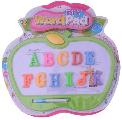 

Aparnas apple black and white board with magnetic alphabets for kids play learning educational toys
