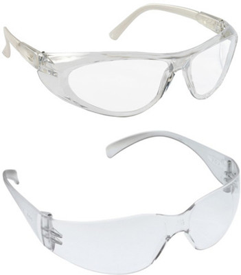 

Vezual Clear (1 Pcs) Bike Ridding / UV Protected Safety Goggles & 3M 11850 VIRTUA IN (1 Pcs) Eye Protective Power Tool, Laboratory, Wood-working Safety Goggle(Free-size)