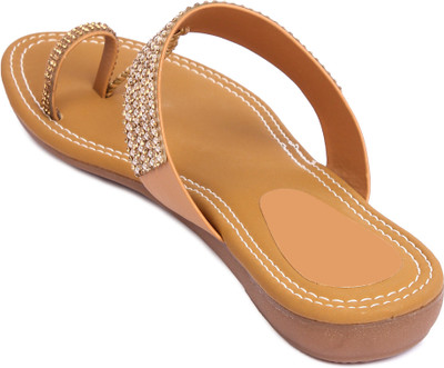 Feet Essentials Women Beige Flats