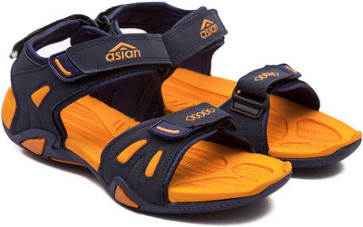 

Asian Men Navy Orange Sports Sandals