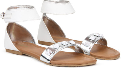 

Bata Women White Flats