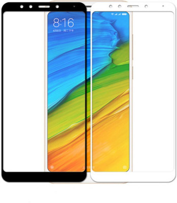 CASE CREATION Edge To Edge Tempered Glass for Mi Redmi Note 5(Pack of 2)
