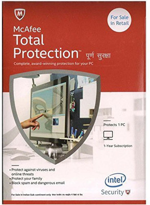McAfee Total Security 1 User 1 Year(CD/DVD) McAfee Total Security 1 User 1 Year(CD/DVD)