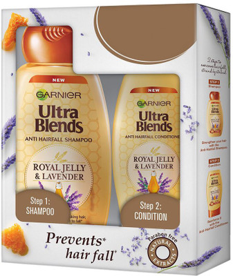 Garnier Ultra Blends Anti-hairfall Shampoo(340 ml)