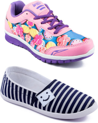 

Asian Women Casual & Running Shoes Combo Pack of 2 Casuals For Women(Multicolor