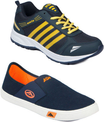 

Asian Men Casual & Running Shoes Combo Pack of 2 Running Shoes For Men(Multicolor