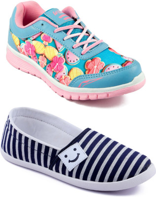 

Asian Women Casual & Running Shoes Combo Pack of 2 Casuals For Women(Multicolor