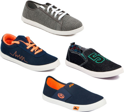 

Asian Men Casual & Running Shoes Combo Pack of 4 Casuals For Men(Multicolor