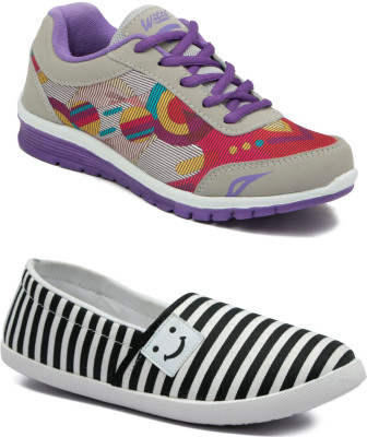 

Asian Women Casual & Running Shoes Combo Pack of 2 Casuals For Women(Multicolor