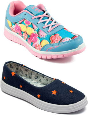 

Asian Women Casual & Running Shoes Combo Pack of 2 Casuals For Women(Multicolor