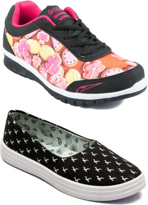 

Asian Women Casual & Running Shoes Combo Pack of 2 Casuals For Women(Multicolor