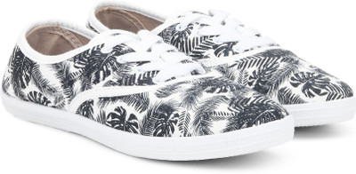 Forever Glam by Pantaloons 880002231WHITE Casual Shoe For Women(White, Black