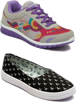 

Asian Women Casual & Running Shoes Combo Pack of 2 Casuals For Women(Multicolor