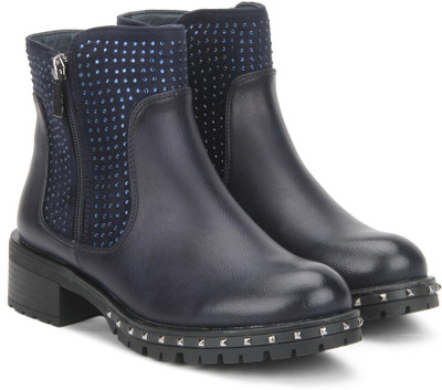 

Chemistry Boots For Women(Navy, Blue