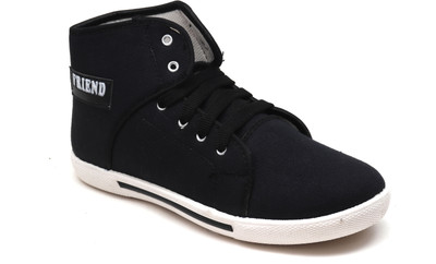 

Emosis Friends Canvas Shoes For Men(Black