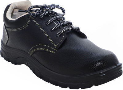 Indcare Zara Safety Shoes with Steel Toe Casuals For Men(Black)