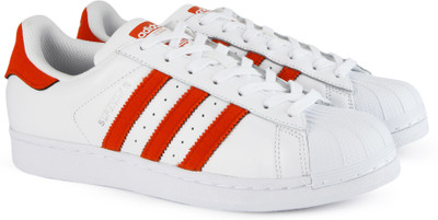 

ADIDAS ORIGINALS SUPERSTAR Sneakers For Men(White, Red, Ftwwht/solred/solred