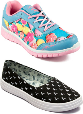 

Asian Women Casual & Running Shoes Combo Pack of 2 Casuals For Women(Multicolor