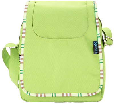 

Soflex Men & Women Casual Green Polyester Sling Bag