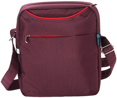 

Soflex Men & Women Casual Red Polyester Sling Bag