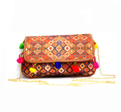 

TUNEROX Girls Evening/Party Orange Nylon Sling Bag