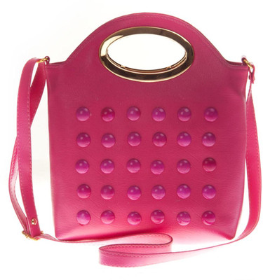 

Aliado Women Casual Pink Leatherette Sling Bag