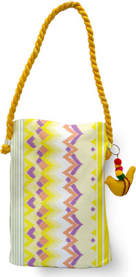 

meSleep Girls Casual Yellow Canvas Tote