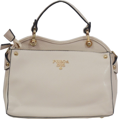 

ADORSY Girls Casual White Leatherette Sling Bag