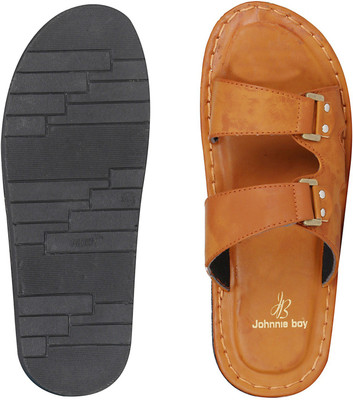 

Johnnie Boy Ethnic cum casual Slippers, Beige