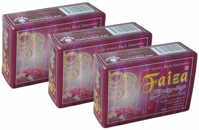 Faiza Whitening Soap (Pack Of 3)(100 g, Pack of 3)