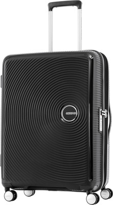 

American Tourister Curio Spinner Expandable Check-in Luggage -  inch(Black