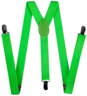 

Worldlookenterprises Y- Back Suspenders for Men(Green)