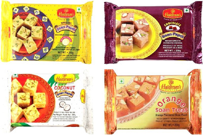 

Haldiram's Soan Papdi (Pack of 4)(1 kg, Box)