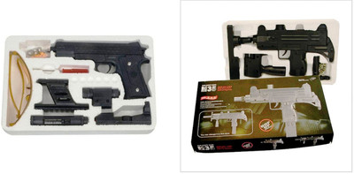 

FEMININE STYLE COMBO OF AIR SOFT GUN (TWO STYLE CHANGEABLE) & Air Gun (Multi color)(Multicolor)
