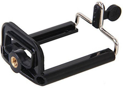 Freya Clip Bracket Stand MOBILE Holder Adapter Mount For Cell Phone Camera Monopod Tripod Kit(Black, Supports Up to 500) available at flipkart for Rs.159