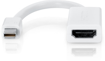 

Hle TV-out Cable Mini Display Port to Hdmi Adaptor Converter(White, For MacBook)