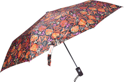 

Fendo 3 Fold Beautiful look Auto Open Ladies Umbrella(Multicolor)