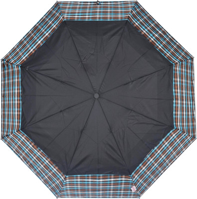 

Murano 3 Fold Beautiful Fabric Desinger Umbrella(Black)