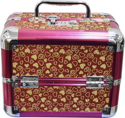 

Pride Star Susan to store cosmetic items Vanity Box(Red)