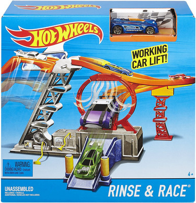 

Hot Wheels Rinse & Race Play Set DNN76(Multicolor)